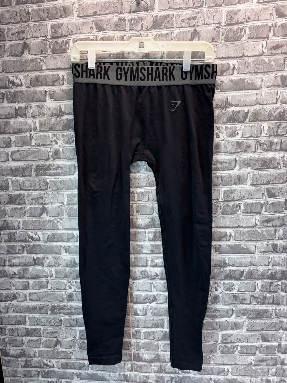 Gymshark Black High-Rise Logo Leggings